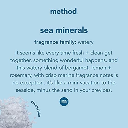 Method Foaming Hand Soap, Sea Minerals, Paraben and Phthalate Free, 10 Fl Oz (Pack of 6)