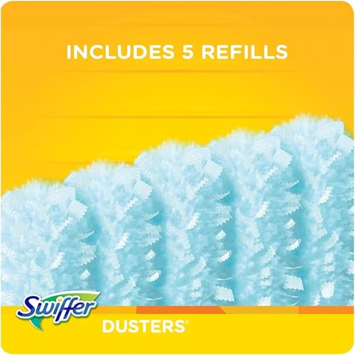 PURE PETALS Duster Refill Kit + 1 Handle, 28 Count - Includes Duster Refills and Handle for Efficient Dusting, Pure_1