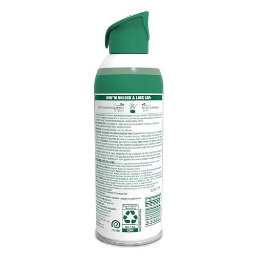 Lysol Air Sanitizer Spray with Bacterial Odor Eliminator for Home & Office, Sanitizing Air Spray, Air Freshener Alternative, Mountain Spring Scent, 10 oz (Pack of 3)