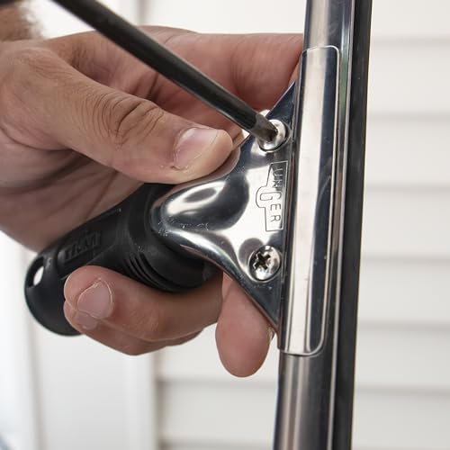 Unger Connect and Clean 16” Performance Window and Glass Cleaning Squeegee with Replacement Rubber, Cleaning Supplies, Heavy Duty Household Cleaner Tools with Streak-Free Results