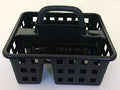 Plastic Caddies with Handle Shower Caddy Basket Cleaning Utility Carry Caddy for Classroom Organization Desk Table Organizer,Teacher and Art Supplies Set of 3 Toy Storage Tote (Black)