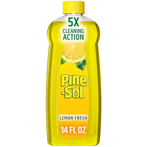 Pine-Sol Multi-Surface Cleaner, Lemon Fresh, 14 Fluid Ounces (Pack May vary)