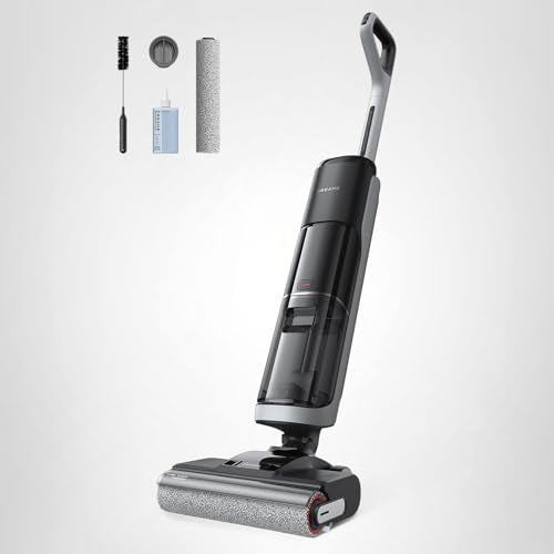 dreame H14 Cordless Vacuum Mop, 180° Lie-Flat Wet Dry Vacuum cleaner, 140°F Brush Washing, Fast Hot Air Drying in 5Mins, Smart Hard Floor Cleaner Machine with Powerful Suction, Great for Sticky Messes