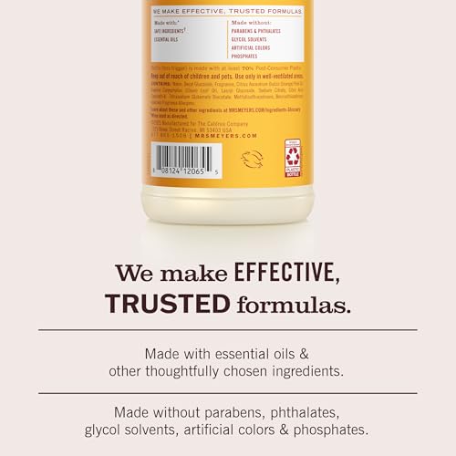 Mrs. MEYER'S CLEAN DAY Multi-Surface Everyday Cleaner, Clementine Scent, 16 Fl Oz Bottle