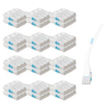 24 Pack Flushable Refills Compatible with Scrubbing Bubbles Toilet Bowl Brush, Disposable Cleaner Refills Pads for Scrubbing Bubbles Toilet Wand, Toilet Brush Refill Accessories (Only Pads)