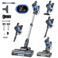 VOKENE Cordless Vacuum Cleaner, 8 in 1 Powerful Suction Lightweight Vacuum Cleaner for Home, LED Display, 3 Suction Modes, 45Mins Detachable Battery Vacuum for Hard Floor Carpet Pet Hair