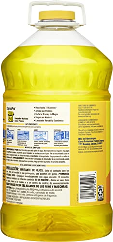CloroxPro Pine-Sol All Purpose Cleaner, Lemon Fresh, 144 Ounces (Package May Vary)
