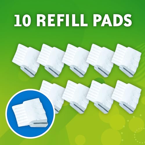 Scrubbing Bubbles Flushable Toilet Bowl Wand Cleaner Refills, Fresh Brush Cleaner Toilet Refill Pads, Removes Limescale & Odors, Citrus Scent, 10 Count (Pack of 1)