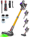 SVHT Cordless Vacuum Cleaner, 450W 40KPA Vacuum Cleaners for Home, 45 Mins Lightweight Stick Vacuum Cordless with LED Display, Rechargeable Battery Vacuum for Carpet,Pet Hair,Hardwood Floor