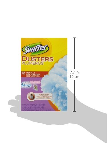 Swiffer 180 Dusters Refills with Febreze Lavender Vanilla & Comfort Scent, 12 Count