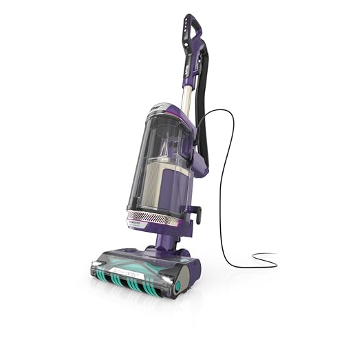 SHARK POWERDETECT Upright Vacuum Cleaner with DuoClean Technology, Odor Neutralizer Technology, Powered Lift-Away, Self Cleaning Brushroll, Anti-Allergen Complete Seal (Renewed) (Eggplant)