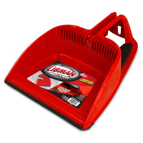 Libman 2125 Step-On Dust Pan with Molded Cleaning Teeth