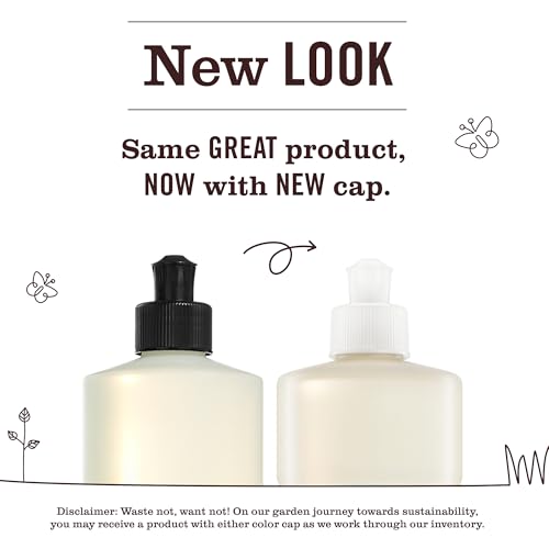MRS. MEYER'S CLEAN DAY Liquid Dish Soap, Fresh Cut Grass Scent, 16 Ounce Bottle