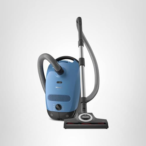 Miele Classic C1 Turbo Team Bagged Canister Vacuum, Tech Blue - Portable, Household