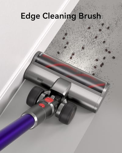 Cordless Vacuum Cleaner, 55KPA 650W 65Mins Extra-Large Dust Cup Cordless Stick Vacuum, Rechargeable Vacuum Cleaner with Self-Standing, Vacuum Cleaners for Home, Hardwood Floor, Carpet, Pet Hair
