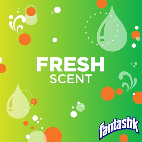 Fantastik All Purpose Cleaner, Multipurpose Surface Cleaner & Kitchen Grease Removal, Packaging Designed to Prevent Leakage and Breakage, Fresh Scent, 32 Fl Oz
