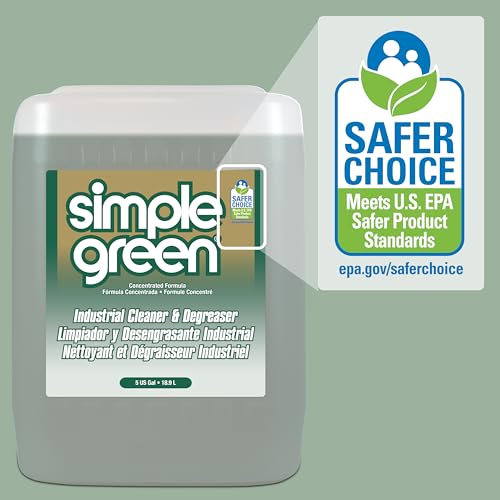 Simple Green, SMP13006, Industrial Cleaner/Degreaser, 1 / Each, White, 5 Gallons (Pack of 1)