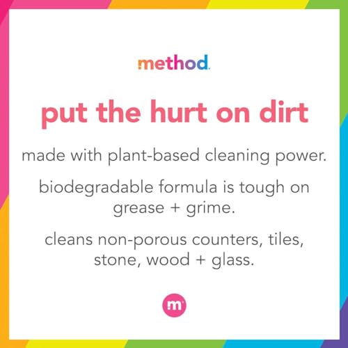 Method All-Purpose Cleaner Spray, French Lavender, Perfect for Most Counters, Tiles and More, 28 Fl Oz, (Pack of 8)