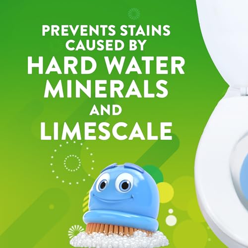 Scrubbing Bubbles Continuous Clean Toilet Drop-Ins, Automatic Blue Toilet Bowl Cleaner, Septic-Safe Tank Tablets Remove Hard Water Minerals & Limescale, Stain & Smell Protection, 3 Count (Pack of 1)