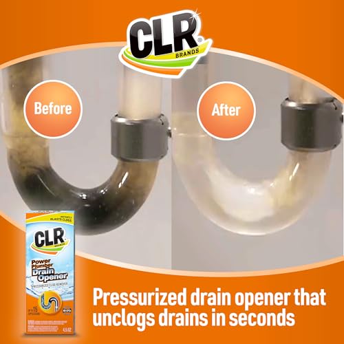 CLR Clog-Free Drain, Pressurized Drain Opener, 4.5 Ounce Aerosol Can