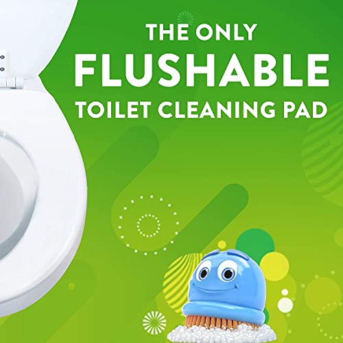 Scrubbing Bubbles Fresh Brush Flushable Refill Pads for Toilet Cleaning System, Citrus Action Scent, Toilet & Toilet Bowl Cleaner, 10 CT Refill Pads/Pack (Pack of 1)
