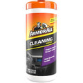 Armor All Interior Car Cleaning Wipes, 25 Count Canister, Powerful Cleaning for Dashboards, Vinyl, Clear Plastics, Carpet and Fabric