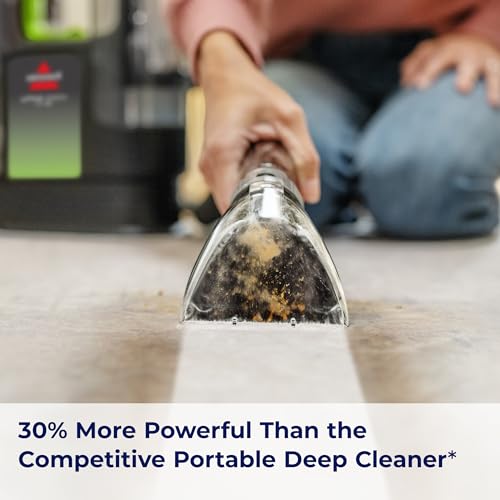 BISSELL® Little Green® Max Pet Portable Carpet and Upholstery Deep Cleaner, Car/Auto Detailer, with Self-Cleaning Tough Stain Tool and Pet Hair Removal Tool (3860)
