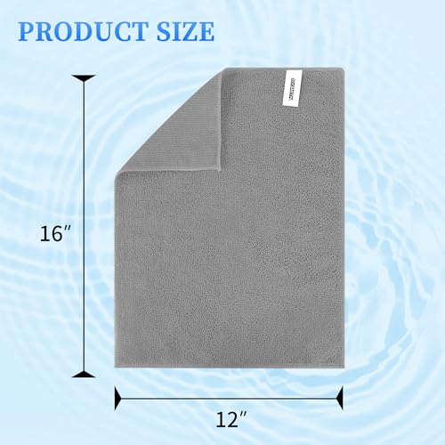 FIXSMITH Microfiber Cleaning Cloth - Pack of 50, Microfiber Towels for Cars 16 x 12 in, Highly Absorbent Cleaning Rags, Lint-Free, Streak-Free Cleaning Cloths for Car Kitchen Home Office