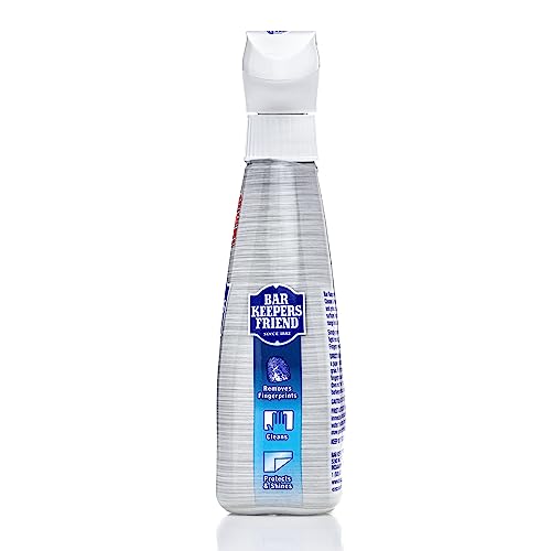 Bar Keepers Friend Stainless Steel Cleaner and Polish Spray (2 x 16 oz) Removes Oily Fingerprints, Hard Water Stains, Grime & Food Debris without Scratching or Dulling Appliances & Surfaces