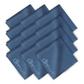 Care Touch Eyeglass Cleaning Cloth - 12 Pack of Microfiber Cleaning Cloth for Glasses, Lenses, Phones and Screens - Large, Lint-Free, Reusable and Scratch-Free - 6 x 7 Inches - Navy