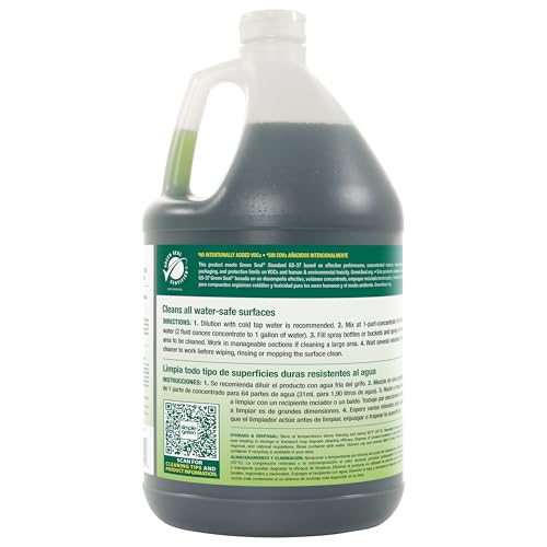 Simple Green Industrial SMP11001 Clean Building All-Purpose Cleaner Concentrate, 1gal Bottle