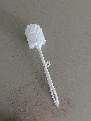 Rubbermaid Commercial Products 15" Toilet Brush, White, Toilet Bowl Brush for Bathroom, Professional/Janitorial Scrub Brush for Toilet