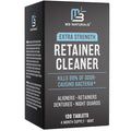 Retainer Cleanser Tablets Invisalign Cleaner, Removes Odors Discoloration Stains and Plaque 4 Month Supply Denture Cleansers Retainers Mouth Guards Denture Bath Mint by M3
