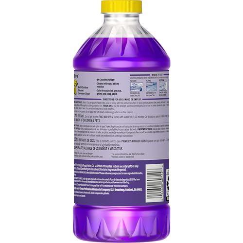 CloroxPro Pine-Sol Multi-Surface Cleaner, All Purpose Cleaner, Lavender Clean, 40 Fluid Ounces (Package May Vary)