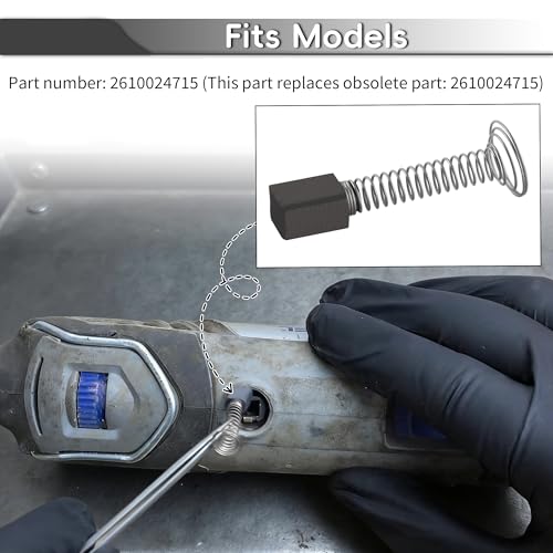 2610024715 Brush-Spring Set Compatible with Dremel 4200 Rotary Tool Replacement Brushes (8 pcs)