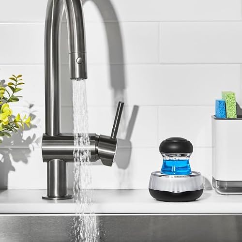 OXO Good Grips Soap Dispensing Palm Brush Storage Set