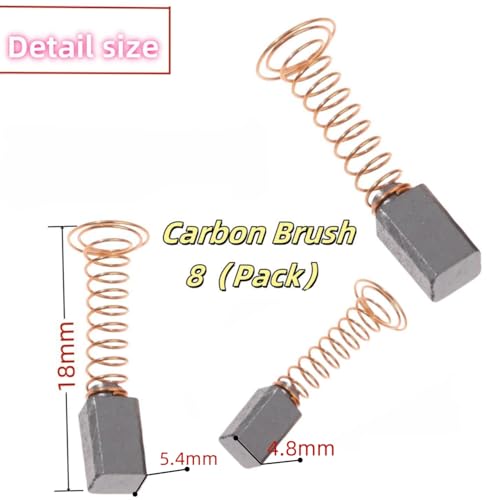 90930-05 Motor Carbon Brush for fits Dremel 100 200 285 300 395 410 595 (Type 4, 5 & 6) (8 PACK) Repairing Motor Carbon Brush Part 90930-05
