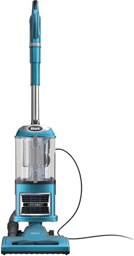 Shark NV380 Navigator Lift-Away Deluxe Upright Vacuum with Large Dust Cup Capacity, Swivel Steering, Upholstery Tool & Crevice Tool, Teal (Renewed)