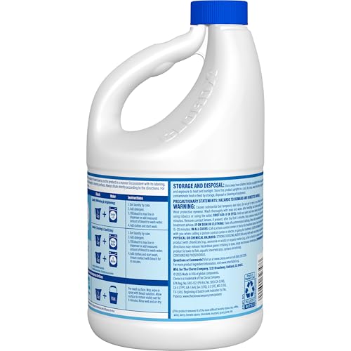 Clorox No Splash Bleach, 77 Fluid Ounces (Package May Vary)