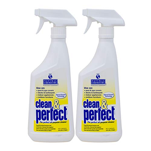 Natural Chemistry Clean & Perfect, 22 oz, Pack of 2, Powerful All Purpose Cleaner, Naturally Based SMARTZyme Technology and Surfactants, Versatile Cleaner