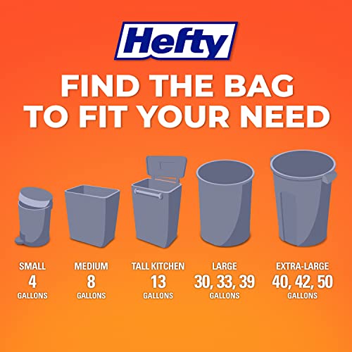Hefty Small Trash Bags, Fabuloso Scent, 4 Gallon, 34 Count