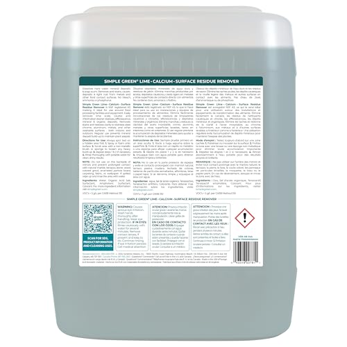 Simple Green Lime Calcium Surface Residue Remover 5 Gallon