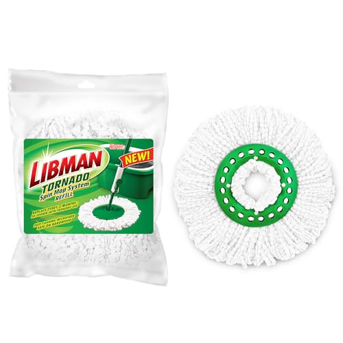Libman Tornado Spin Mop Refills - Case of 4