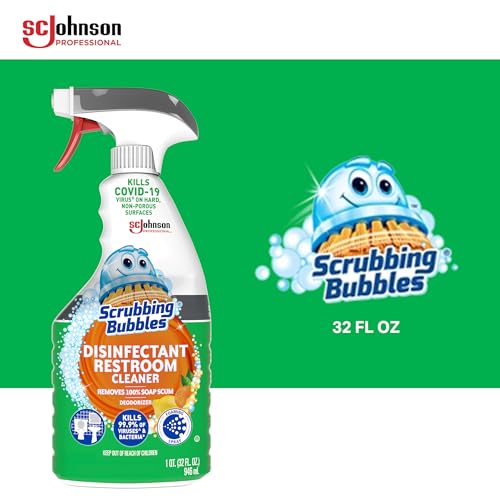 SC Johnson Professional Scrubbing Bubbles Disinfectant Restroom Cleaner, 32oz / Case Qty 8