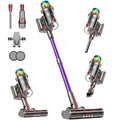 Cordless Vacuum Cleaner, 55KPA 650W 65Mins Extra-Large Dust Cup Cordless Stick Vacuum, Rechargeable Vacuum Cleaner with Self-Standing, Vacuum Cleaners for Home, Hardwood Floor, Carpet, Pet Hair