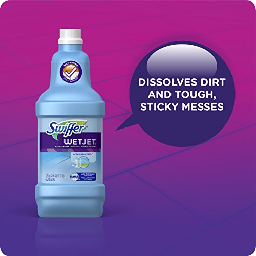 Swiffer WetJet Multi-purpose Floor Cleaner Solution Refill Open Window Fresh Scent 1.25L