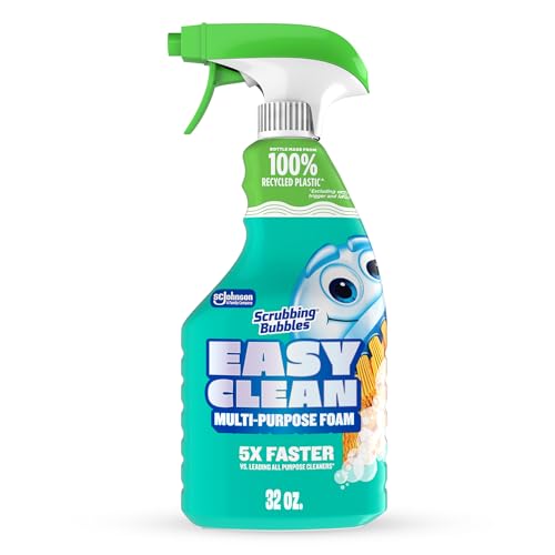 Scrubbing Bubbles Easy Clean Foaming Multipurpose Bathroom Cleaner Spray, Bottle Made from 100% Recycled Plastic, 32 Ounce Spray