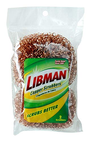 Libman Copper Scrubbers, Pack of 2