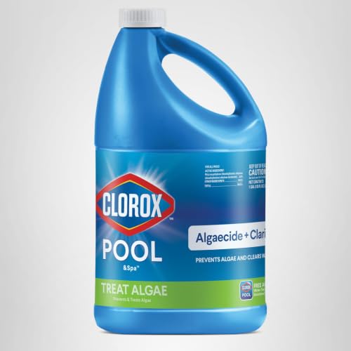 Clorox® Pool&Spa™ Swimming Pool Algaecide and Clarifier, Prevents and Treats Pool Algae, Clears Water, 128 Fl Oz (Pack of 1)