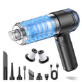 JONYJ Handheld Car Vacuum Cleaner, 16000PA Hand Held Vacuum Portable Cordless, 2 in 1 Air Duster and Vacuum Cleaner with LED Light, Multi-Nozzles, 120W High Power Mini Vacuum for Home, Pet, Office